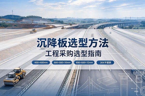 海晏沉降板选择方法