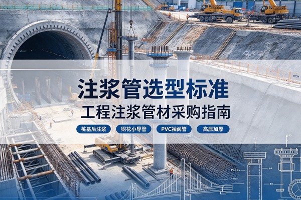 海晏注浆管选型标准