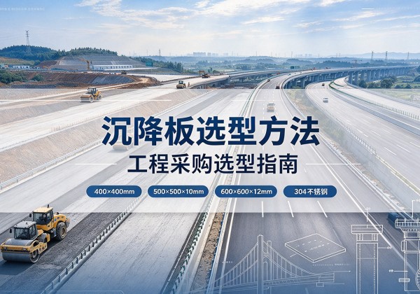 海晏沉降板选择方法